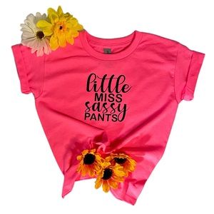 Little Miss Sassy Pants Custom T-Shirt